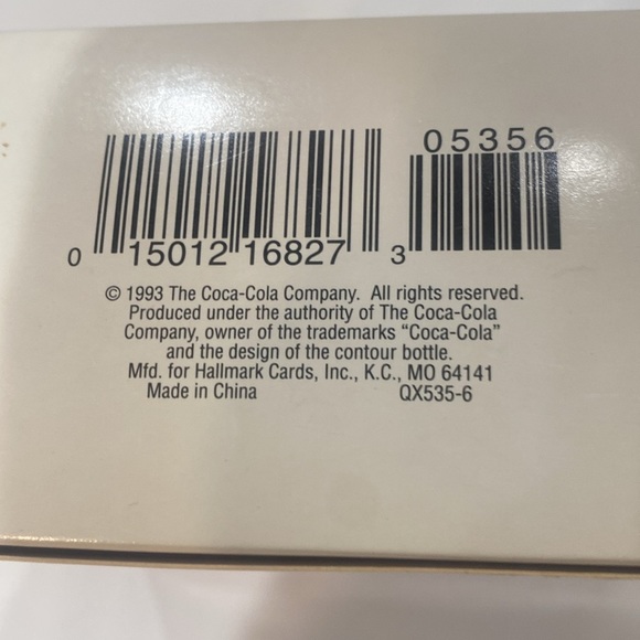 Vintage Keepsake Hallmark Christmas Ornament “Relaxing Moment“ Coca-Cola Santa - Picture 13 of 14